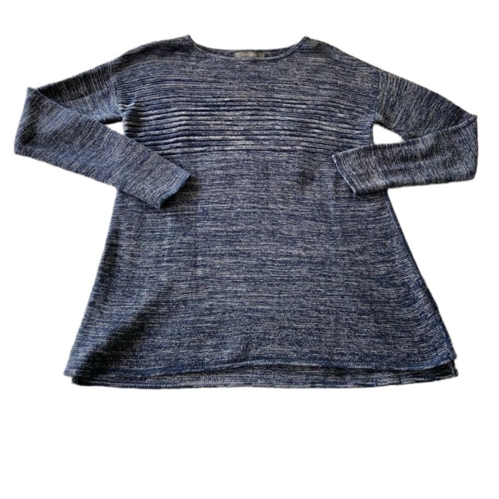 Daisy Fuentes blue scoop Neck Sweater Medium